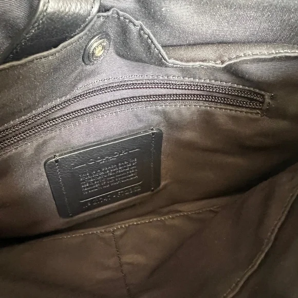 Coach Black Leather Crossbody Bag - Picture 4 of 4